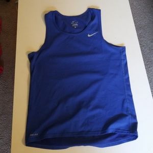 Blue Nike men's small tank top